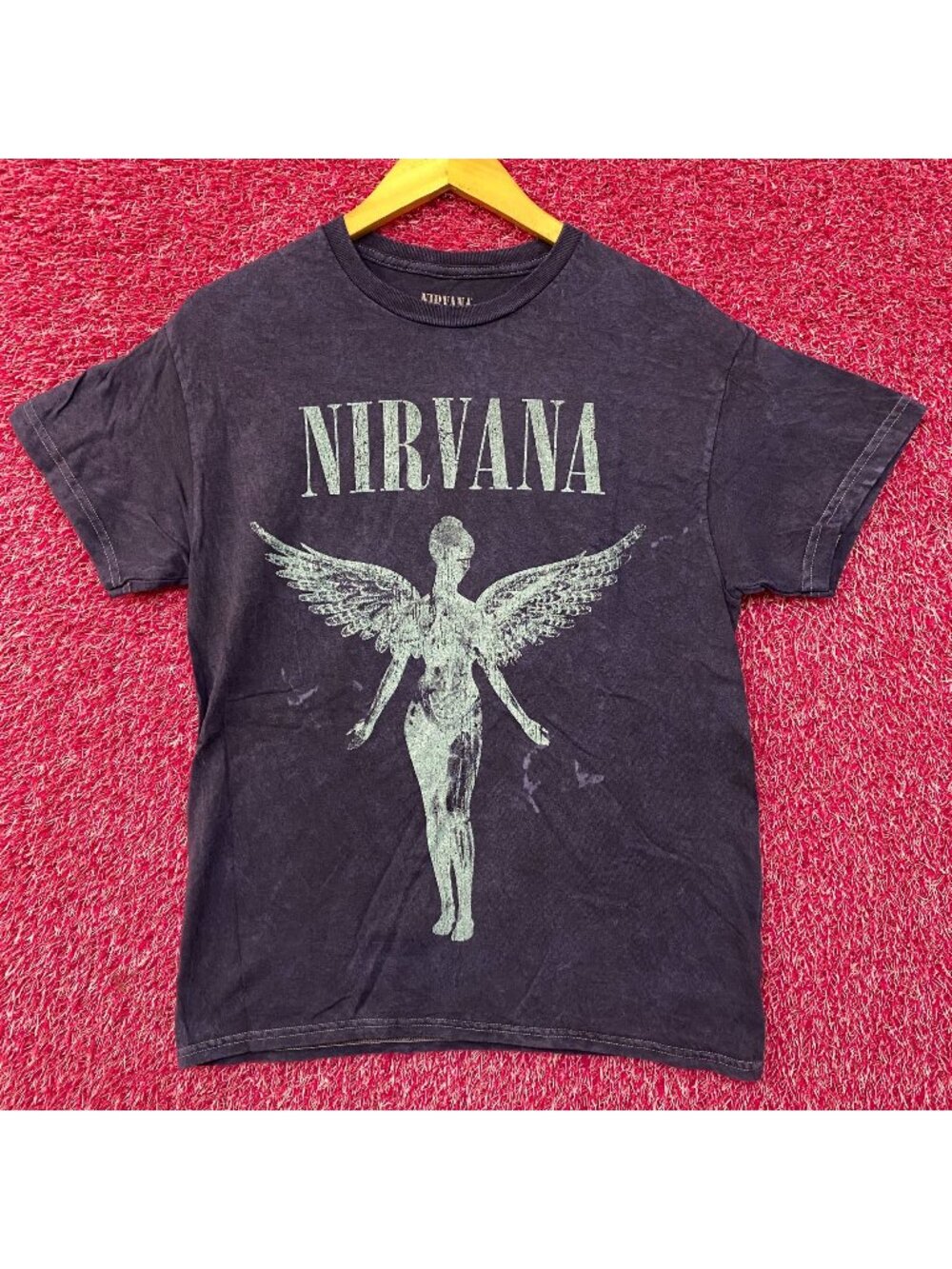 Nirvana Blue Monochrome In Utero Rock tshirt Size Medium